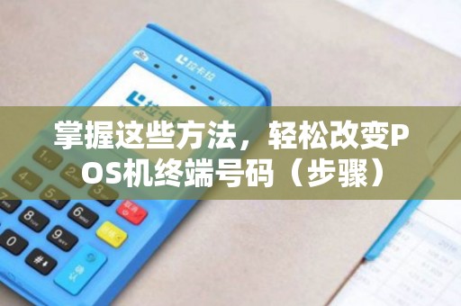 掌握这些方法，轻松改变POS机终端号码（步骤）