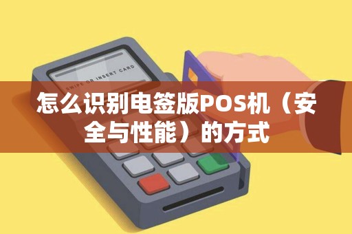 怎么识别电签版POS机（安全与性能）的方式