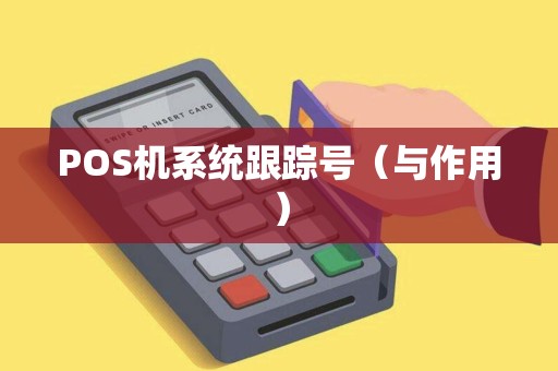 POS机系统跟踪号（与作用）