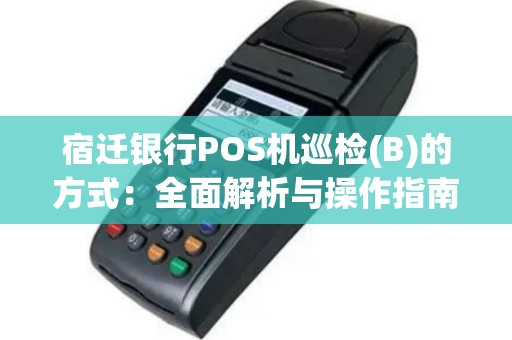 宿迁银行POS机巡检(B)的方式：全面解析与操作指南