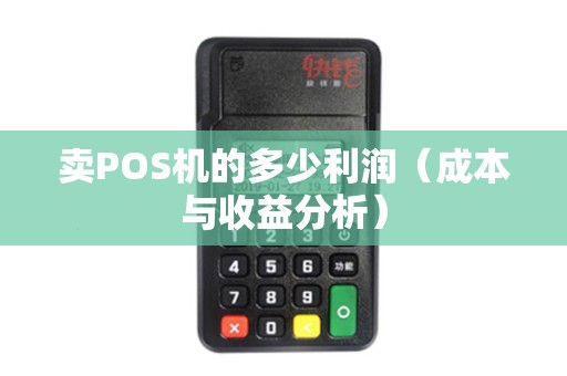 卖POS机的多少利润（成本与收益分析）