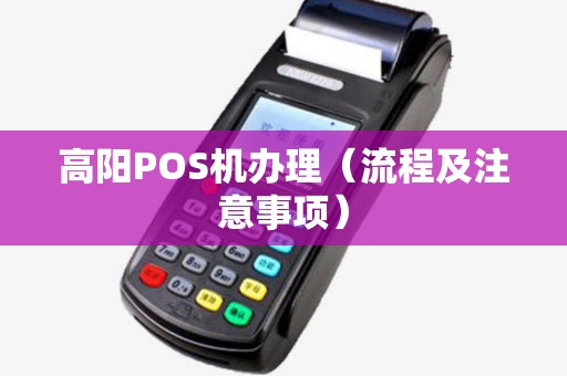 高阳POS机办理（流程及注意事项）