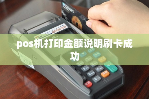 pos机打印金额说明刷卡成功