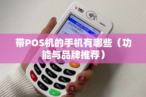 带POS机的手机有哪些（功能与品牌推荐）