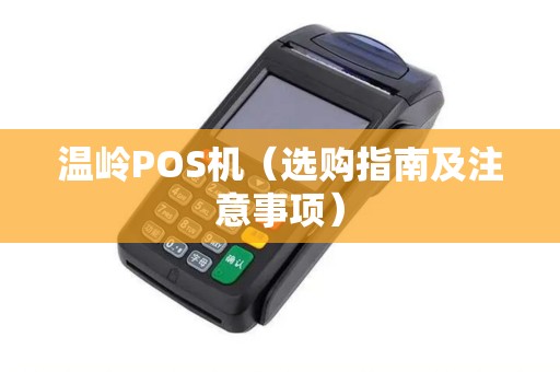 温岭POS机（选购指南及注意事项）