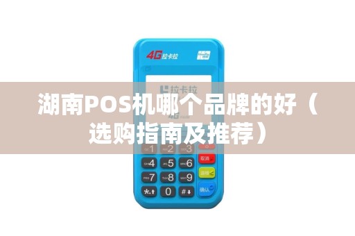 湖南POS机哪个品牌的好（选购指南及推荐）