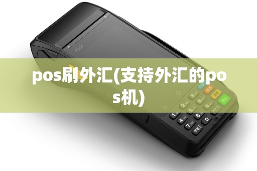 pos刷外汇(支持外汇的pos机)