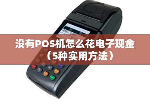 没有POS机怎么花电子现金（5种实用方法）