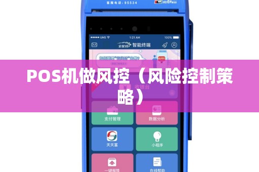 POS机做风控（风险控制策略）