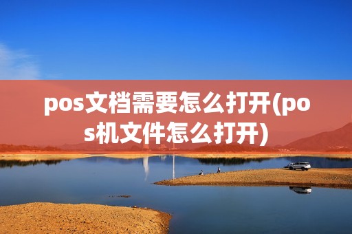 pos文档需要怎么打开(pos机文件怎么打开)