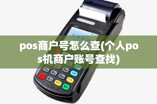 pos商户号怎么查(个人pos机商户账号查找)