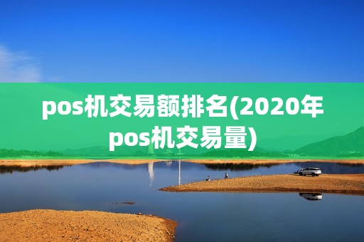 pos机交易额排名(2020年pos机交易量)