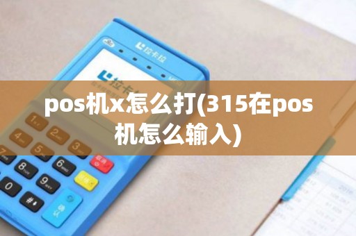 pos机x怎么打(315在pos机怎么输入)