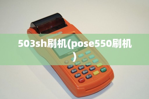 503sh刷机(pose550刷机)