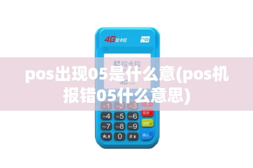 pos出现05是什么意(pos机报错05什么意思)