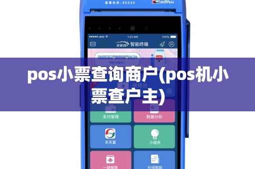 pos小票查询商户(pos机小票查户主)