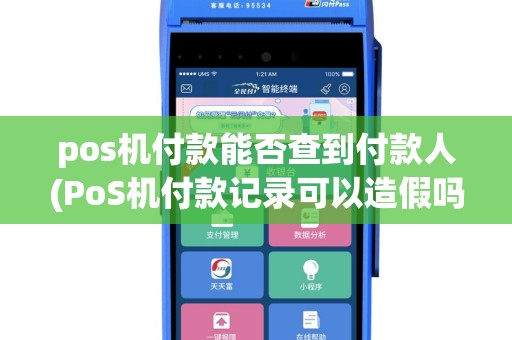 pos机付款能否查到付款人(PoS机付款记录可以造假吗)