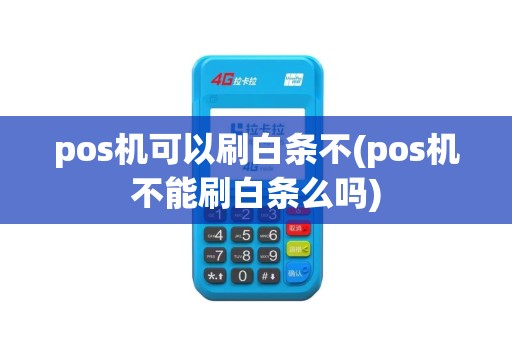 pos机可以刷白条不(pos机不能刷白条么吗)