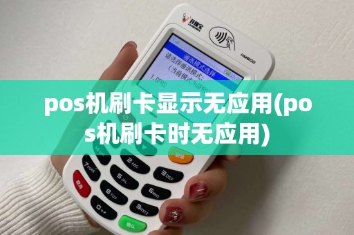 pos机刷卡显示无应用(pos机刷卡时无应用)