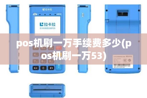 pos机刷一万手续费多少(pos机刷一万53)