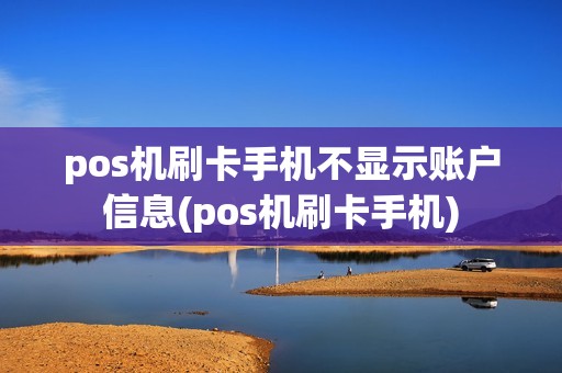pos机刷卡手机不显示账户信息(pos机刷卡手机)
