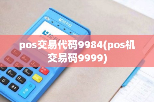 pos交易代码9984(pos机交易码9999)
