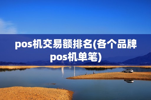 pos机交易额排名(各个品牌pos机单笔)