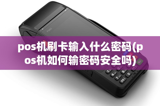 pos机刷卡输入什么密码(pos机如何输密码安全吗)