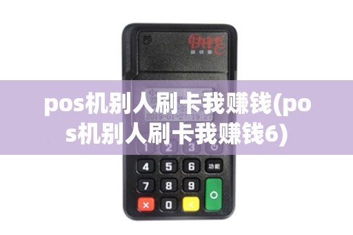 pos机别人刷卡我赚钱(pos机别人刷卡我赚钱6)
