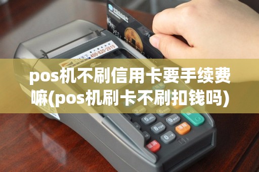 pos机不刷信用卡要手续费嘛(pos机刷卡不刷扣钱吗)