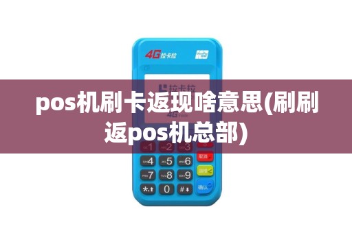 pos机刷卡返现啥意思(刷刷返pos机总部)