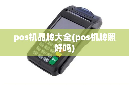 pos机品牌大全(pos机牌照好吗)