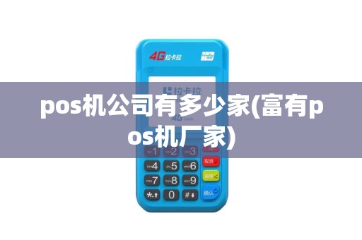pos机公司有多少家(富有pos机厂家)