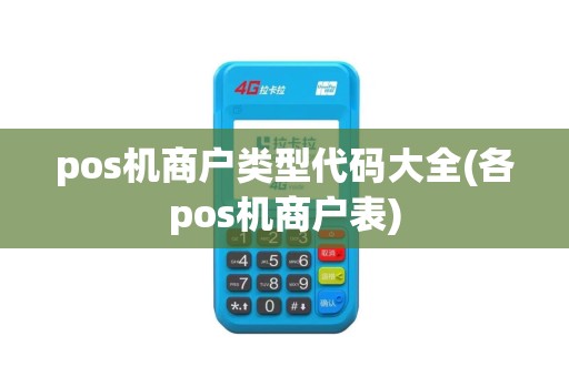 pos机商户类型代码大全(各pos机商户表)