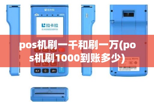 pos机刷一千和刷一万(pos机刷1000到账多少)