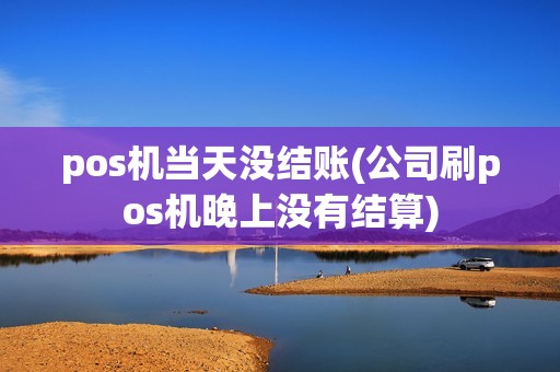 pos机当天没结账(公司刷pos机晚上没有结算)