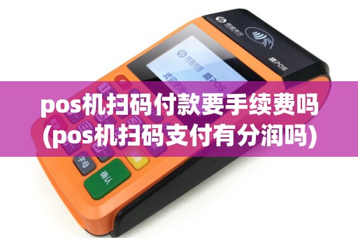 pos机扫码付款要手续费吗(pos机扫码支付有分润吗)