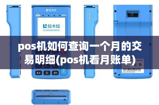 pos机如何查询一个月的交易明细(pos机看月账单)