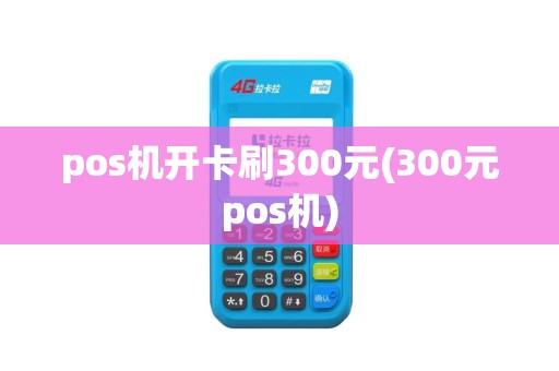 pos机开卡刷300元(300元pos机)