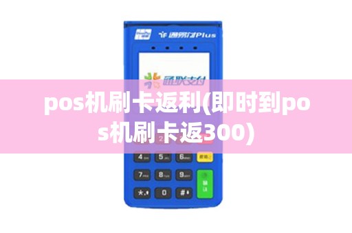 pos机刷卡返利(即时到pos机刷卡返300)