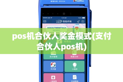 pos机合伙人奖金模式(支付合伙人pos机)