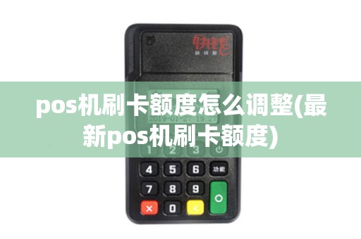 pos机刷卡额度怎么调整(最新pos机刷卡额度)