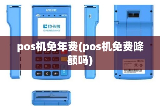 pos机免年费(pos机免费降额吗)