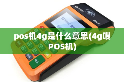 pos机4g是什么意思(4g嗖POS机)