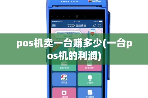 pos机卖一台赚多少(一台pos机的利润)