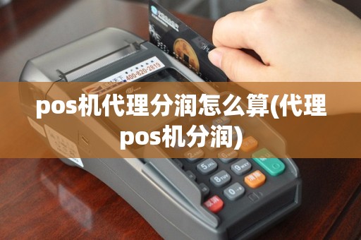 pos机代理分润怎么算(代理pos机分润)