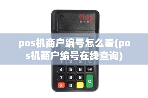 pos机商户编号怎么看(pos机商户编号在线查询)