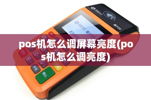 pos机怎么调屏幕亮度(pos机怎么调亮度)