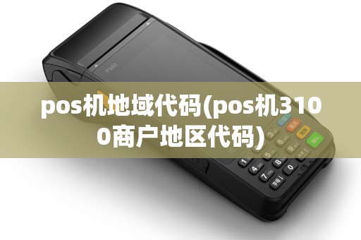 pos机地域代码(pos机3100商户地区代码)
