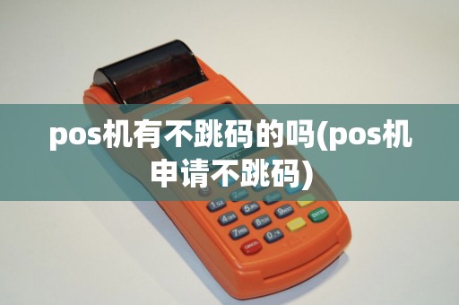 pos机有不跳码的吗(pos机申请不跳码)